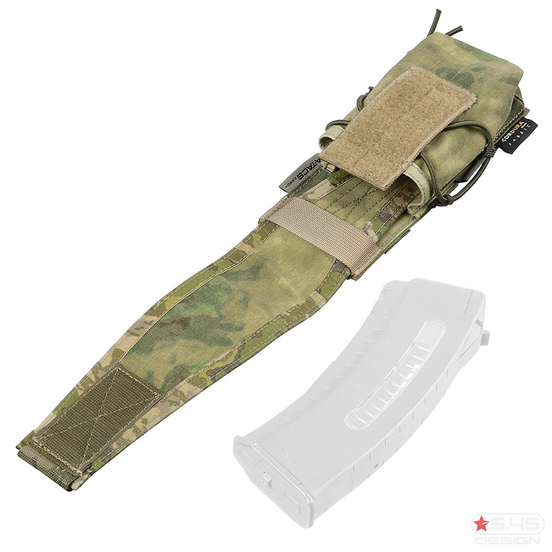 VELCRO flaps are easy to open, they ensure quick access to the magazines.